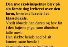 Den nye skoleinspektør blev sure pĂĄ eleverne pĂĄ sin første dag…