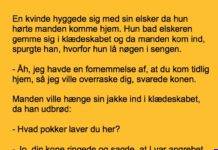 En mand i skabet…