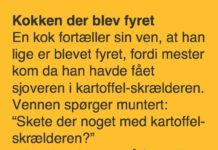 Kokken der blev fyret