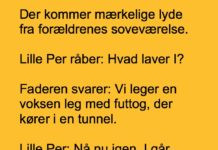 Lille Per til Mor og Far….