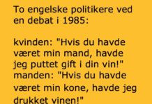 To engelske politikere i en debat…