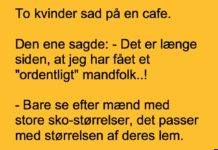 To kvinder sad pĂĄ en cafe