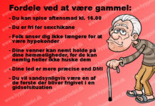 Fordelen ved at være gammel…