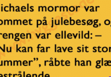 NĂĄr mormor kommer pĂĄ besøg…..