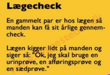 Det gamle ægtepar var til det årlige gennemcheck hos lægen