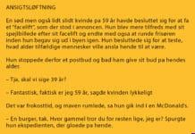 Den ældre dame der fik et ansigtsløft…