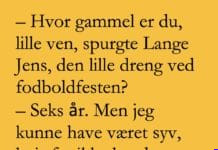 Hvor gammel er du, lille ven?