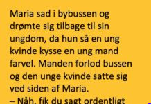 Maria sad i bybussen og drømte…