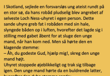 En mand var ude og sejle da hans robĂĄd pludselig blev angrebet af Loch Ness-uhyret…